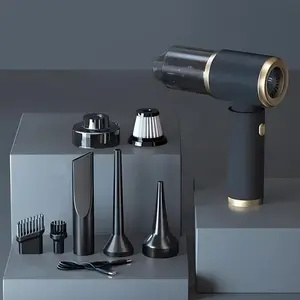 Super Powerful Handheld Vacuum Cleaner, Car Cleaning Kit, Portable Wireless Rechargeable Suction, Blowing & Sucking Functionality, Cordless Vacuum, High Power Vacuum, Hand Vacuums