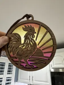 Rooster Suncatcher for Sunny Window Rooster Suncatcher for Sunny Window