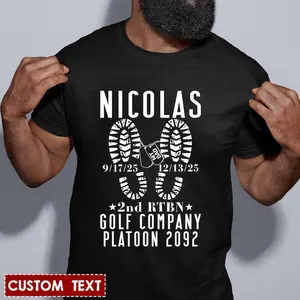 Personalized Proud Family Matching Shirts, Custom Boot Camp Graduation Tee, Army Military Marines Veteran Family Top, Graduation Day
