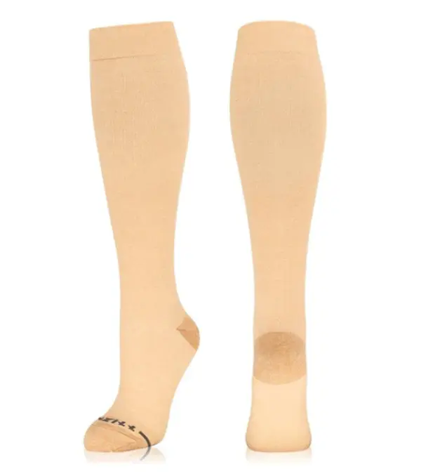 NEWZIL-WOMEN'S DRESS (15-20MMHG) COPPER-INFUSED-Nude Womenswear Sock