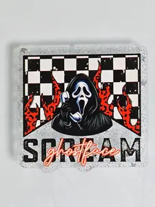 Acrylic Glitter Flatbacks - Ghostface