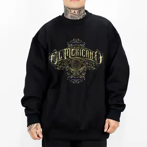 Chicano Clothing, Mexican Clothes, Oversized Graphic Tee for Men & Women Medium Heavy Polyester Sweatshirt Loose Fit Casual Streetwear MX3