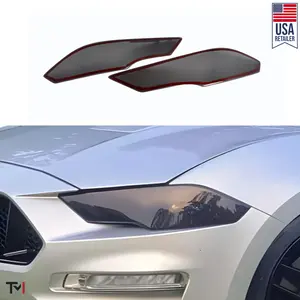 Tint My Light Smoked Headlight Covers for 2018-2023 Ford Mustang GT / EcoBoost, GT500