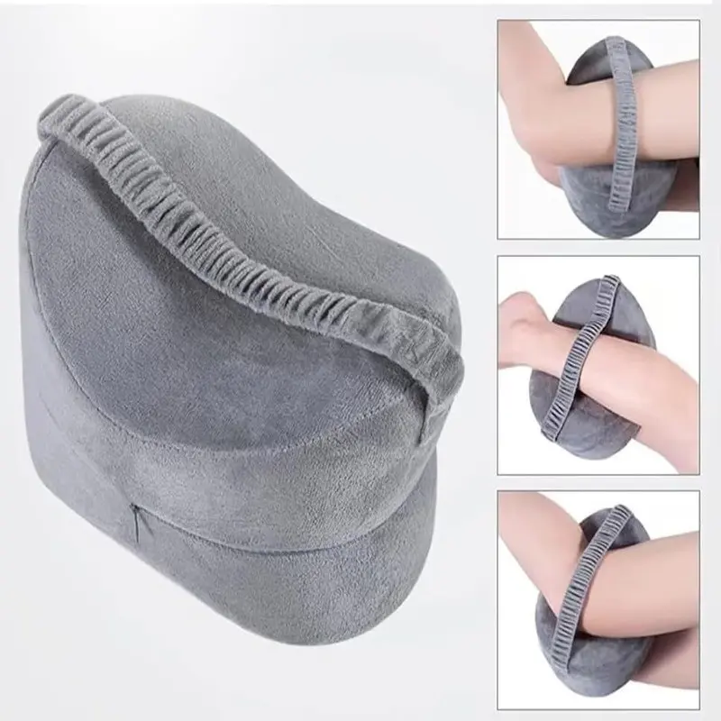 Memory Foam Knee Pillow Leg Rest Cushion, Washable Side Sleeper Wedge Pad, Comfortable Breathable Sleep Aid, Home Bedding Gift With Cushion