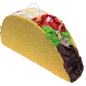 Festive 3D Taco Piñata for Birthday Parties