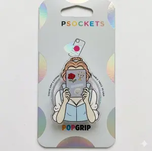 Princess Reading Phone Grip Magsafe, Princess Phone Holder, Funny Phone Holder, Cartoon Animal Kindle Grip, Gift for Girls Boys