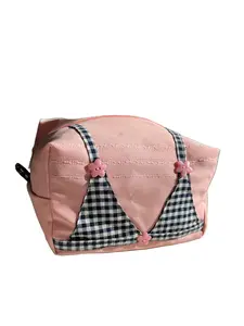 XL Gingham Bikini Bag