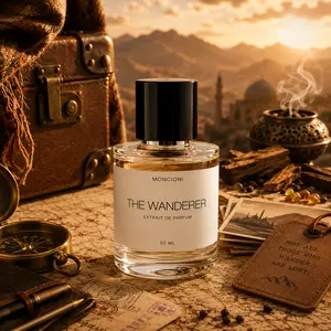 Moncioni The Wanderer Extrait de Parfum - Unisex Luxury Fragrance with Oud, Incense, Raspberry Notes - Long-Lasting Designer-Inspired Niche Perfume Gift