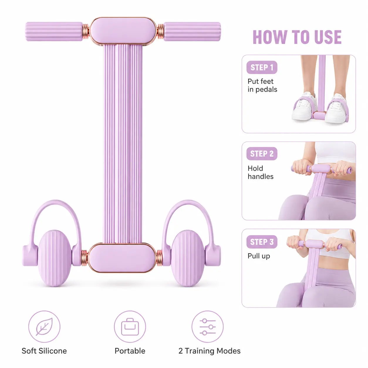 Multifunctional resistance band, elastic yoga platform resistance strap, elastic resistance rope for fitness, home gym full-body workout—sit-ups, yoga, abdominal training