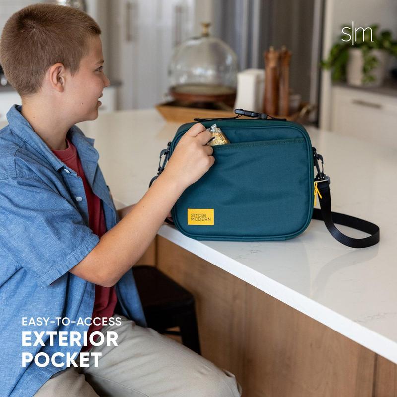 Simple Modern Hadley Insulated Lunch Bag with Shoulder Strap for Kids, School, Travel