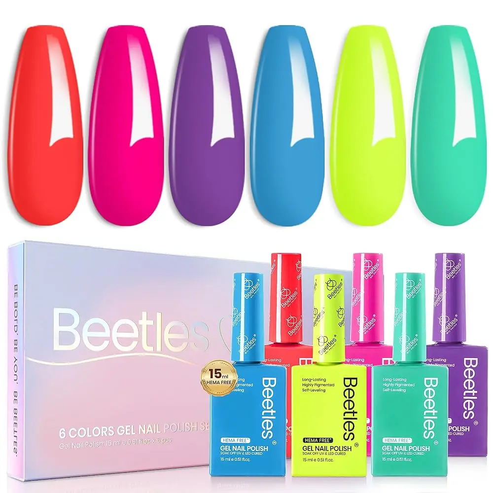 6*15ML Hema-free Neon Bubbles