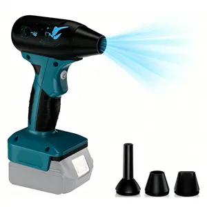 18V Cordless Blower Fan - Violent fan，Compatible with Mictian, DeWei, Miwoqi, Bosch, Hans Lithium Batteries, 9-130000 RPM Speed Range, Battery Not Included，