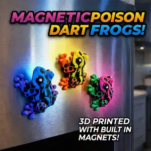Poison Dart Frog Refrigerator Magnet