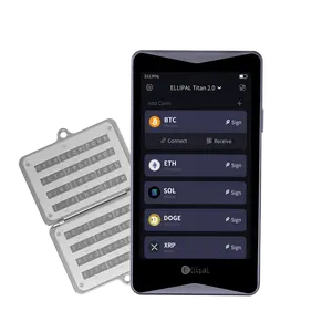 ELLIPAL Titan 2.0 Bundle- Best ELLIPAL Titan 2.0 Cold Storage Wallets + Metal Seed Phrase Steel (2 Items) 2026 - Bitcoin Cold Wallet - Self Custody & Decentralized