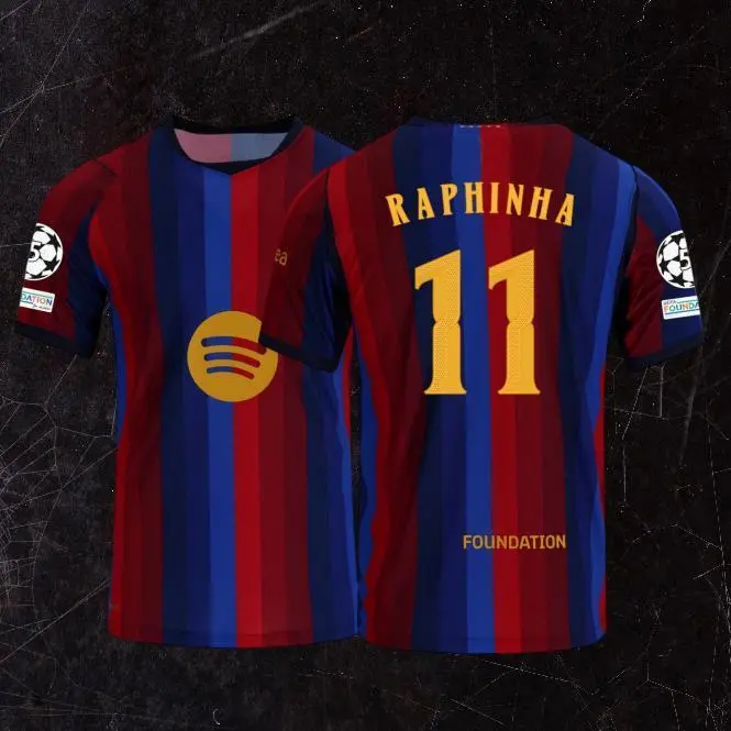 Raphinha 2026 27 New Home No.11 Short Sleeves Soccer Jerseys