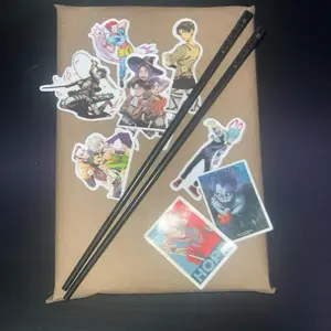 Manga Box: Manga book, ramen and ramen bowl bundle!! With Anime Stickers, and chopsticks