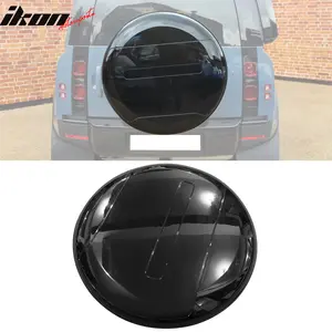 Spare Tire Cover for Land Rover Defender 2020-2026 Carbon Fiber Print PVC
