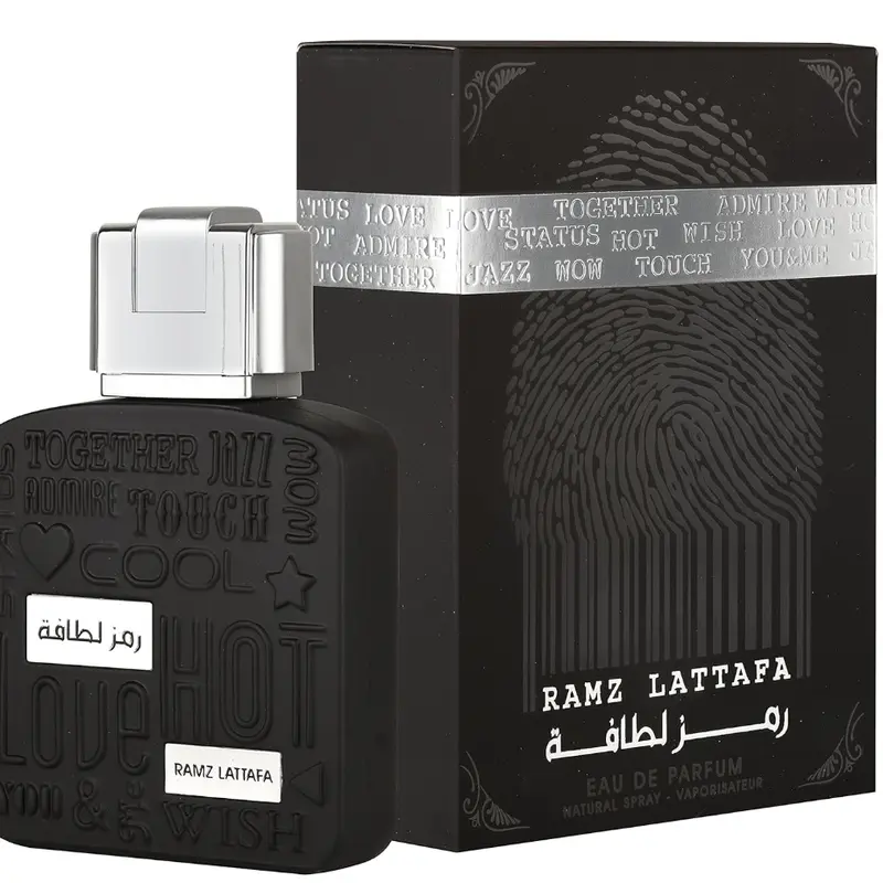 LATTAFA RAMZ SILVER 3.4 EAU DE PARFUM SPRAY FOR MEN