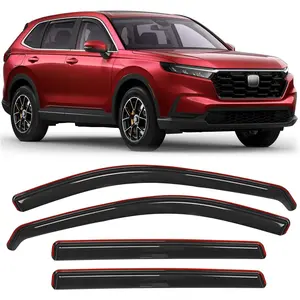 Nilight in Channel Rain Guard for Honda CR-V (CRV) 2023 2024 2025 2026, Window Deflectors Window Visors Rain Sun Wind Guards Shade Deflectors for Cars, Smoke Tinted, 4PCS