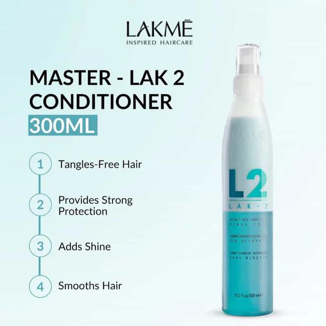Lakme Lak 2 Conditioner Bi-Phase Instant Without Rinse 10.1oz/300ml