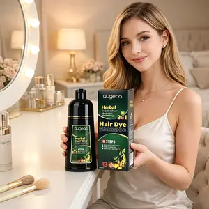 3-in-1 hair dye shampoo 16.91oz, herbal plant extract nourishes hair, quickly dyes black in 10 minutes, long-lasting and bright without fading. It is suitable for a variety of hair types with one step hair care and dyeing.