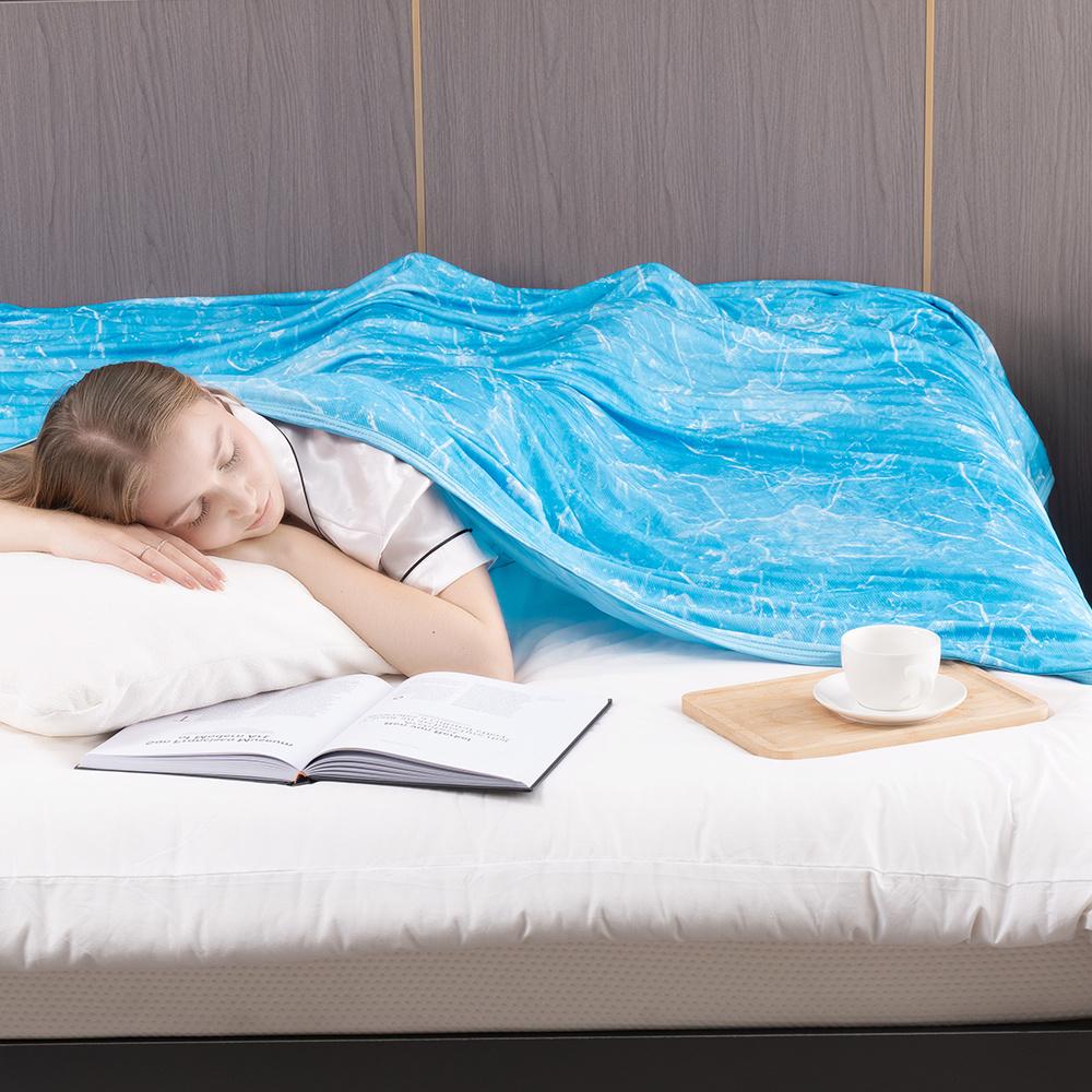 Cooling Blankets for Those Who Sleep Hot - Soft Double-Sided Blanket for Your Bed, Couch, Or Sofa, Designed to Keep You Comfortable During Night Sweats