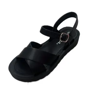 ALL BLACK CASUAL SUMMER SANDAL CHESTER-S Walking Shoes