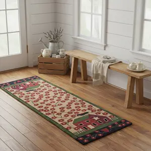 Scarlett Manor Hooked Rug Runner