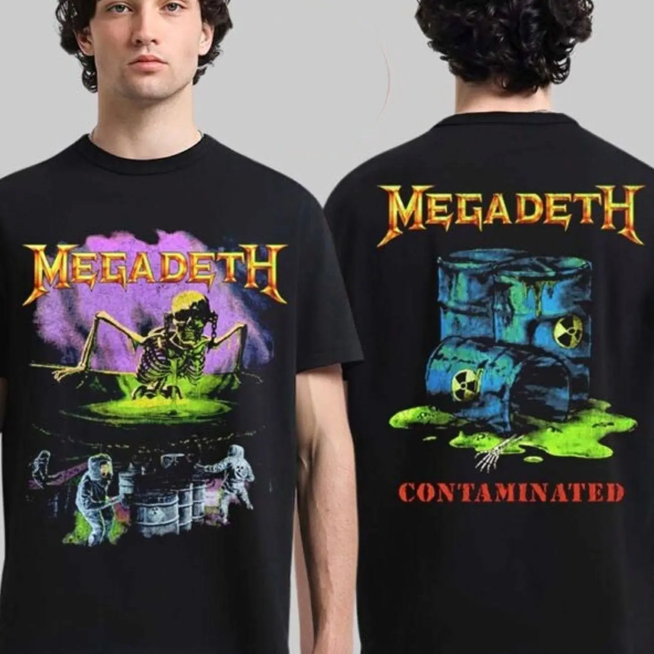 Megadeth Rust In Peace Contaminated Vintage T-Shirt YOP 55D