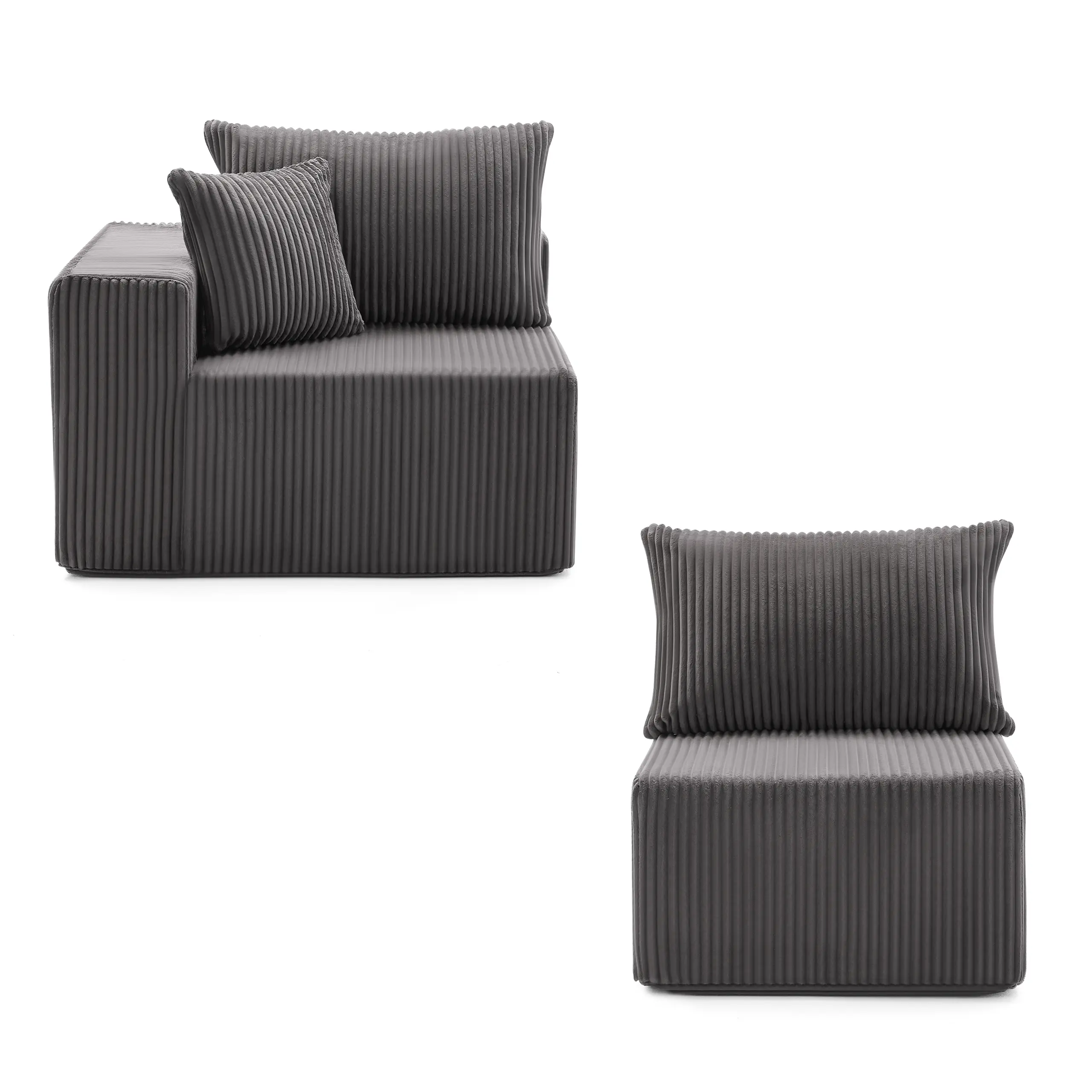 Gray-Left Corner and Armless