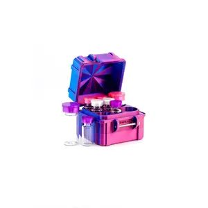 Mixed Vial Case | 6-Slot 3 ml Vial Case & 2-Slot 5 ml 10ml Vial Case Slots | Organizer for GLP-1, Peptides, Research