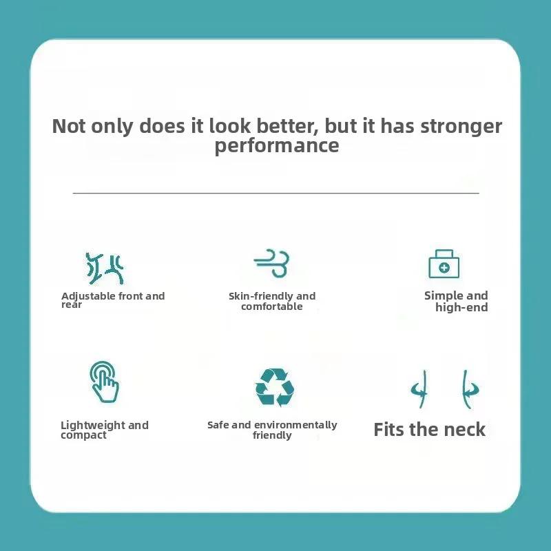 Adjustable Cervical Collar Neck Support Brace for Forward Head Posture Long Sitting Position Corrector Traction Device Comfortable Pain Relief Rehabilitation Robot Gloves Hand Hemiplegia Ergonomic Stroke Training Electric Exerciser Finger and Intensity