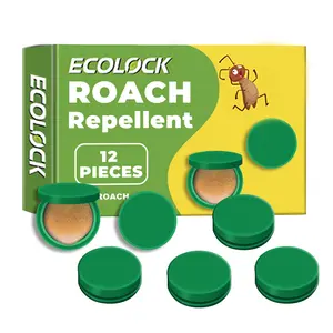 ECOLOCK Solid Cockroach Control Kit - Powerful Gel Bait, Rodent Repellent Pouches for Domestic Indoor (Kitchen, Dormitory) & Outdoor Pest Extermination