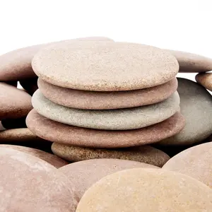 [About 30 count - 35 count](18 Pounds) Painting Rocks,3"-4.8" River Rocks,Flat Rocks,Painting Stones,Naturally Stones,Arts Rocks,Craft Rocks,DIY Rocks
