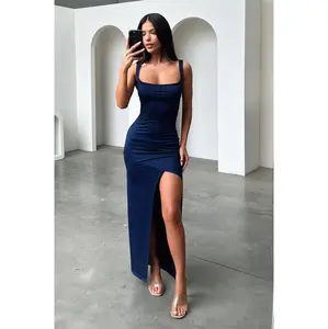 Calvary Maxi Dress - Navy