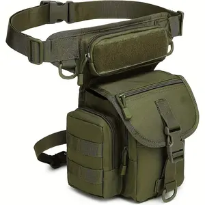 [Drop Leg Pouch] Outdoor Drop Leg Pouch Bag Thigh Bag Pack Sports Waist Bag Pack for Motorcycle Racing Bike Cycling Hiking Horse Riding