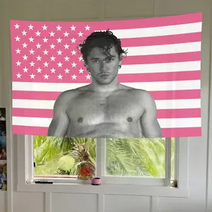 Garrett Graham Flag | Off Campus Merch Booktok American Tapestry Decor for Bedroom College Dorm Aesthetics