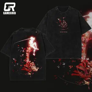 Retro Limited Vintage Malenia Butterfly 3 Unisex Oversize Washed Lightweight Cotton T-Shirt, Hoodies & Sweater Wash Gift For Game Fan, Game Lover