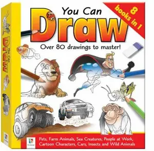 USED-You Can Draw: Over 80 Drawings to Master by Damien Toll (Hardcover)
