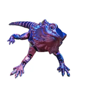 Bearded Dragon in silk dual color