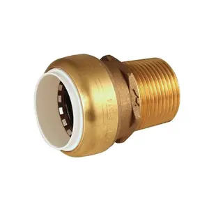 212 MAIN Sharkbite-Cash ACME 0.5x0.5 in. Brass Male NPT Connector, Male Thread for Boating Water Sports