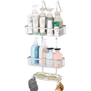 Aluminum Bathroom Shelf Organizer Shower Caddy