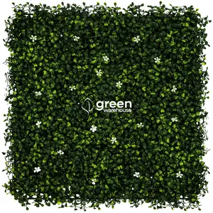 Jasmine - Artificial Hedge Panel for Green Walls - 40"x40" (10.76 sqft)