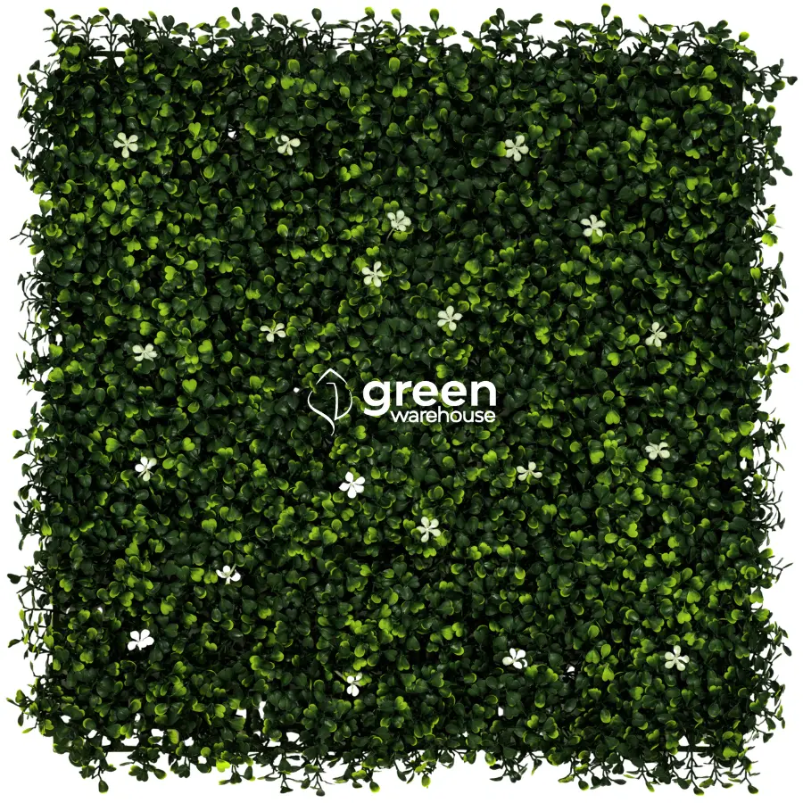 Jasmine - Artificial Hedge Panel for Green Walls - 40"x40" (10.76 sqft)