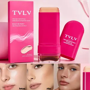 2-in-1 Concealer Foundation Stick - Long-Lasting Full Coverage, Moisturizing & Non-Greasy, Natural Finish for Daily Makeup Flawless Makeup Cosmetic