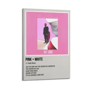 Frank Ocean Pink White Canvas Painting Oil Painting Wall Art Canvas Poster Decorative Painting Corridor Decoration Home