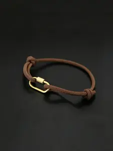 Adjustable Rope Bracelet for Men and Women, Buckle, Casual Detachable Nylon Slide Bracelet, Durable Everyday Accessory