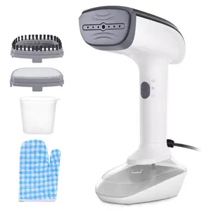 Handheld Steamer for Clothes, Portable Garment Steamer 1200W 2-in-1 Fabric Wrinkle Lifter Steam Iron with Removable 300ml Water Tank for All Fabrics 20s Fast Heating, Christmas New Year Gift