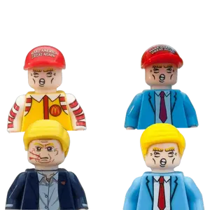 Custom Keychain & Figure – 45th Figure Collectors Edition with Hat & Display Stand