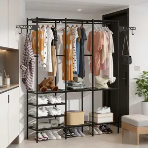 SICANDAENHK📏 GIANT Foldable Closet (173*160*35cm) – Your Messy Clothes’ WORST ENEMY!✅ Store ALL your outfits in one place and keep your home clutter-free.No more digging through piles of clothes!🚀 ClosetGoals StorageHack